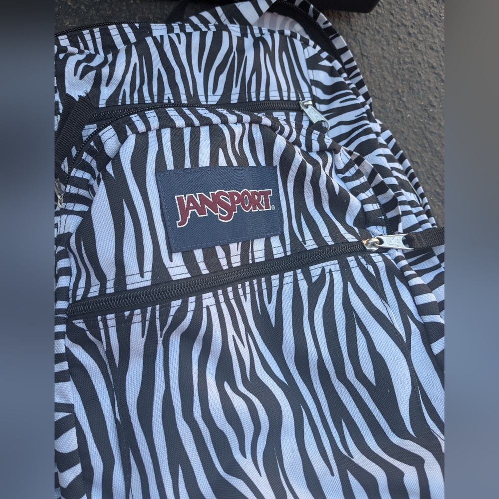 Jansport Zebra Print Backpack - Picture 3 of 8